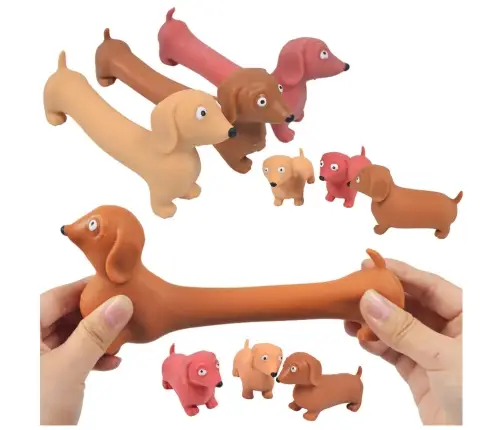 Gniotek Squeeze Dog Brown Anti-Stress-Ball