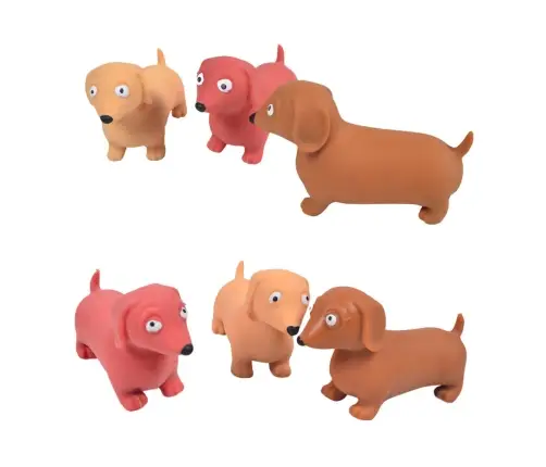 Gniotek Squeeze Dog Brown Anti-Stress-Ball