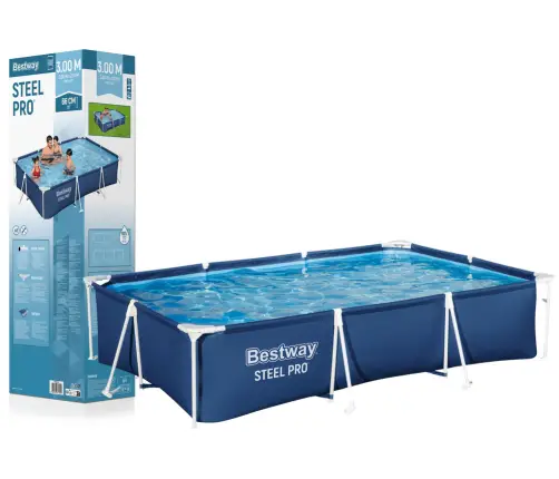 Rack Garden Pool 300 cm x 201 cm x 66 cm Bestway 56404