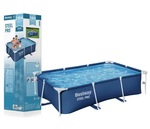 Rack Garden Pool 259 x 170 x 61cm Bestway 56403