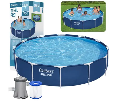 Rack garden pool 366 x 76 cm set Bestway 56681