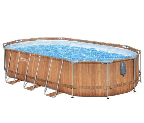 Bestway 56719 Power Steel Frame Pool 610 x 366 x 122 cm