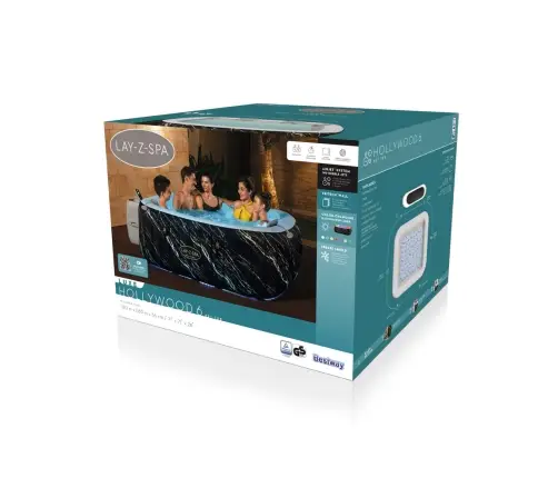 Inflatable Garden SPA Hollywood 180 x 66 cm Bestway 6001F