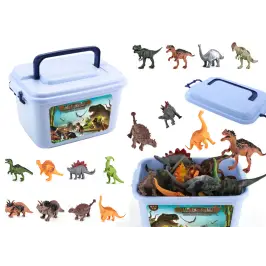 Dinosaurs Figures Set Park Accessories Box 46 Pieces