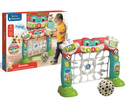 Interactive Football Goal Polish Language Clementoni 50926