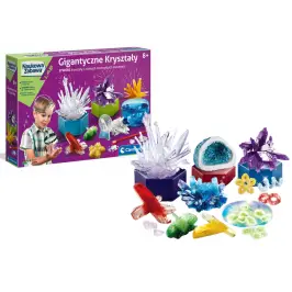 Science Fun Giant Crystals Polish Language Clementoni 50106
