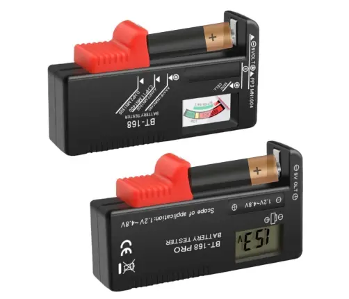 Universal Digital Battery Tester Meter Accumulator