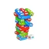 Game Tower With Worms Colorful Bricks