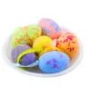 Easter Decorations Eggs With Loop Pendant Colorful 6pcs