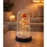 Eternal Rose In Glass Crystal LED Lighting Balls Red 21x11cm