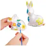 Bunny Styrofoam Decorations Painting Kit Paint Brush