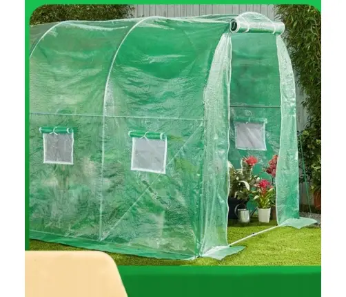 Foil Tunnel Garden Greenhouse 6x3x2m Foil 18m² UV-4 Premium