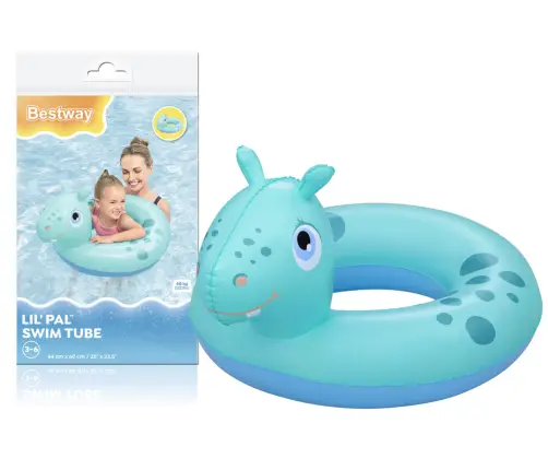 Hippopotamus Swimming Ring 64 x 60 cm Bestway 36464
