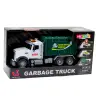 Garbage Truck Garbage Bins Lights Sounds Green 1:14