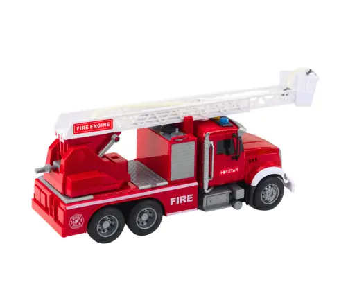 Fire Truck With Boom Water Lights Sounds Red 1:14