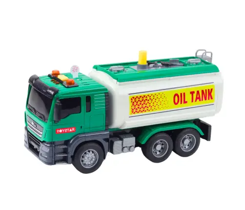 Truck Tanker Water Lights Sounds Green 1:14