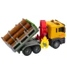Timber Crane Truck Lights Sounds Yellow 1:14