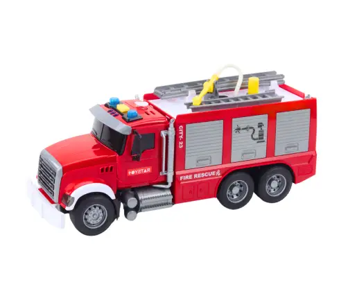 Fire Truck Water Lights Sounds Red 1:14