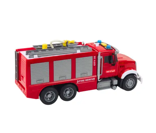 Fire Truck Water Lights Sounds Red 1:14