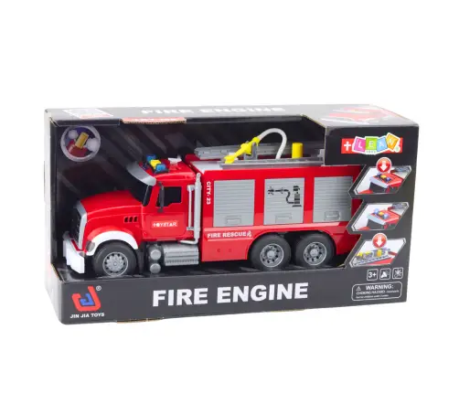 Fire Truck Water Lights Sounds Red 1:14