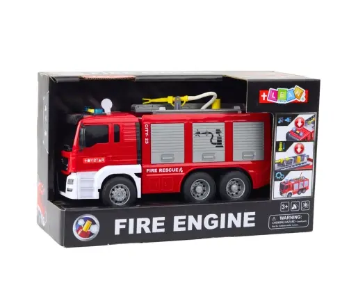 Car Fire Truck Vehicle With Drive Water Lights Sound