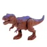Dinosaur Transport Truck Figure Lights Sounds Green 1:14
