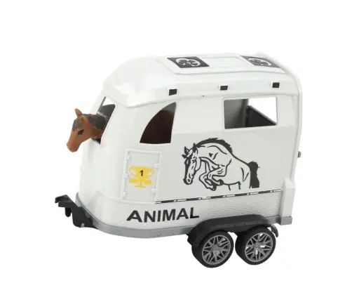 Off-road Vehicle with Horse Trailer, Figure, Lights, Sounds