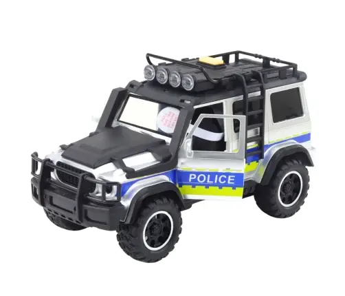 Police Off-Road Vehicle with Horse Trailer, Lights and Sounds