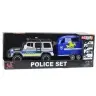 Police Off-Road Vehicle with Horse Trailer, Lights and Sounds