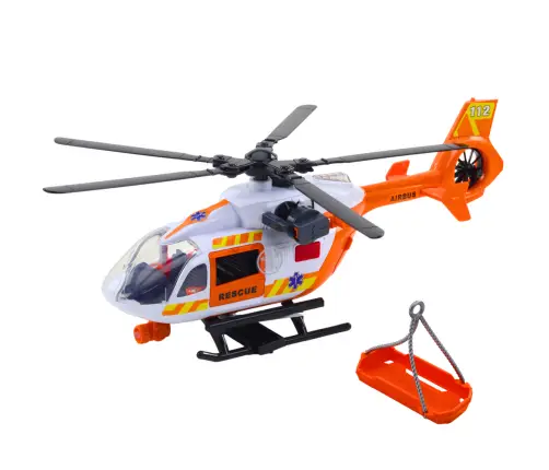 Rescue Helicopter Hook Stretcher Lights Sounds 1:14