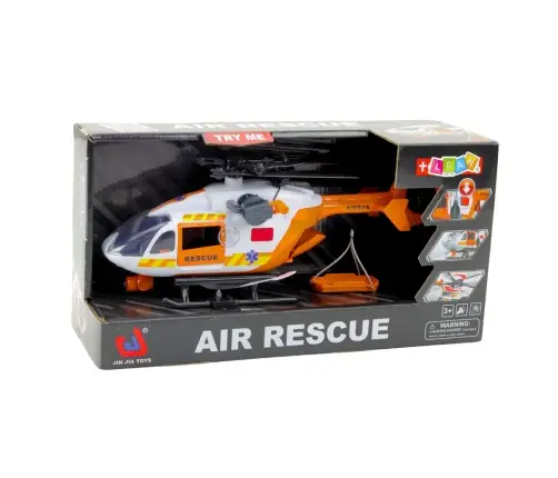 Rescue Helicopter Hook Stretcher Lights Sounds 1:14