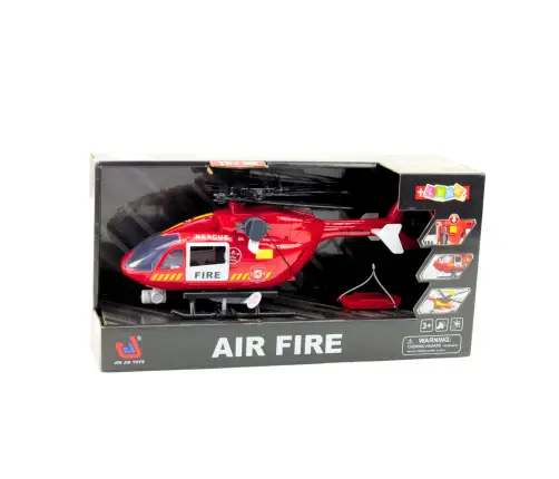 Fire Department Helicopter Hook Stretcher Lights Sounds 1:12