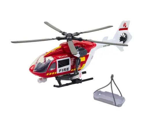 Fire Department Helicopter Hook Stretcher Lights Sounds 1:14