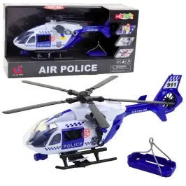 Police Helicopter Hook Stretcher Lights Sounds 1:12
