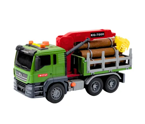 Truck Timber Transport Crane Logs Wood Lights Sounds