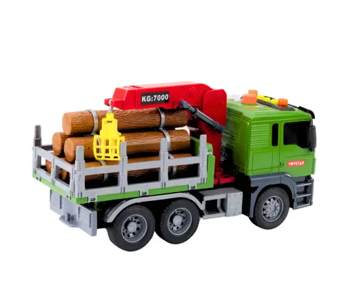 Truck Timber Transport Crane Logs Wood Lights Sounds