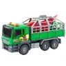 Dinosaur Transport Truck Figure Lights Sounds Green 1:10 Dinosaur Transport Truck Figure Lights Sounds Green 1:10