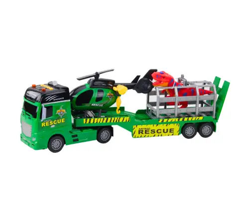 Rescue Kit Truck Helicopter Car Dinosaur Lights Sounds