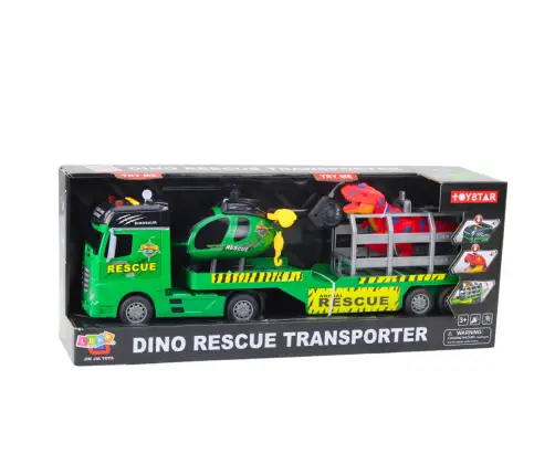 Rescue Kit Truck Helicopter Car Dinosaur Lights Sounds