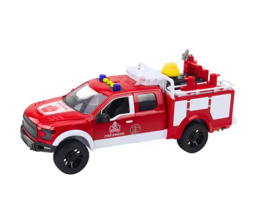Fire Truck Firefighting Water Lights Sounds White Red 1:12