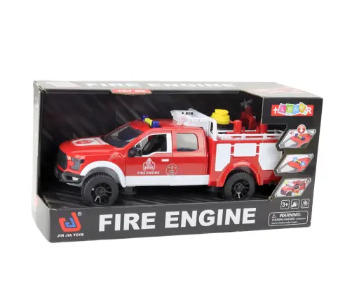 Fire Truck Firefighting Water Lights Sounds White Red 1:12