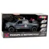 Pickup Truck With Engine Lights Sounds Gray 1:12