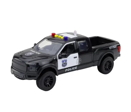 Police Off-Road Vehicle Lights Sounds Black 1:12