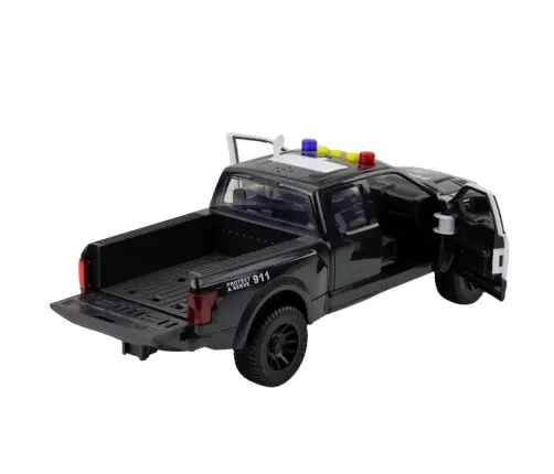 Police Off-Road Vehicle Lights Sounds Black 1:12