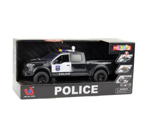 Police Off-Road Vehicle Lights Sounds Black 1:12