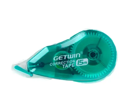 Correction Tape Mouse School Office 15m x 5mm Green
