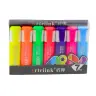Set of Neon Colored Highlighters Markers 7pcs