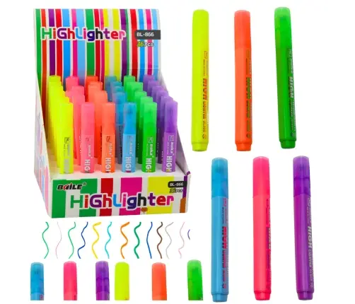 Highlighter Neon Marker For Notes School Office
