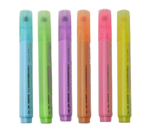 Highlighter Set School Office Colored 6pcs.