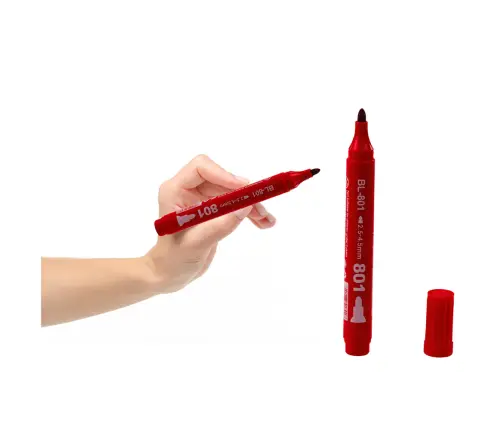 Permanent Marker Waterproof Red 2.5-4.5 mm
